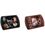 Поднос жестяной «Coffee time» 38*24см, микс