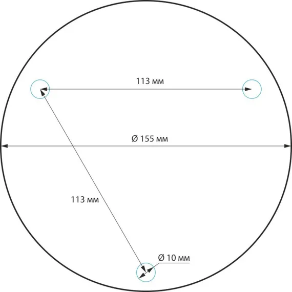 Наземный светильник Strada 1508 Techno черный Elektrostandard