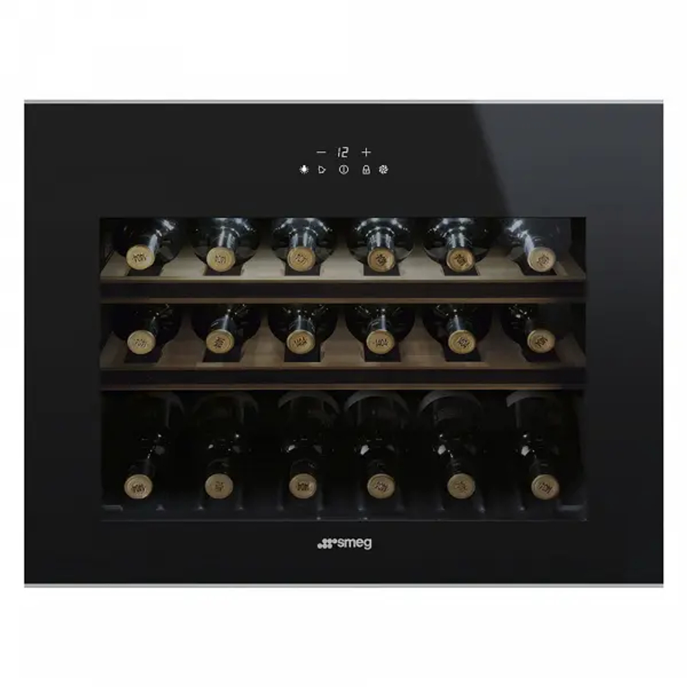 Встраиваемый винный шкаф Smeg CVI618NX