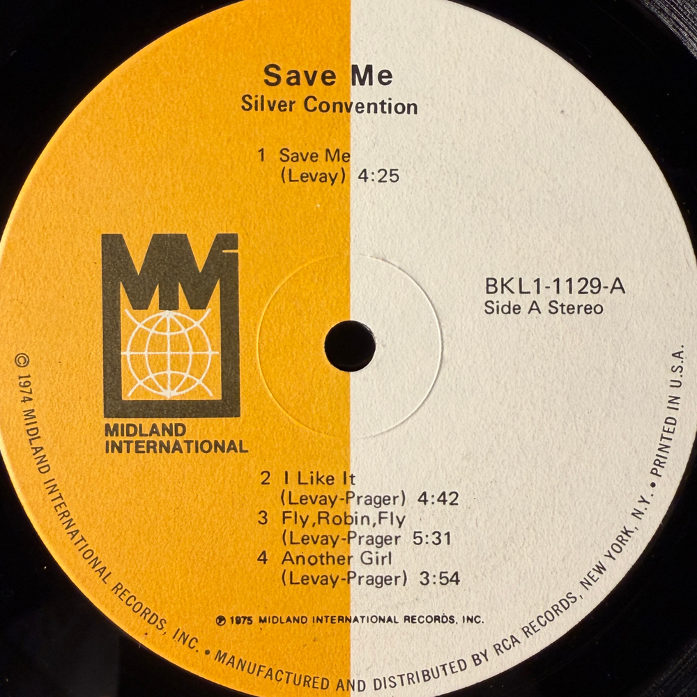 Silver Convention ‎– Save Me (США 1972г.)
