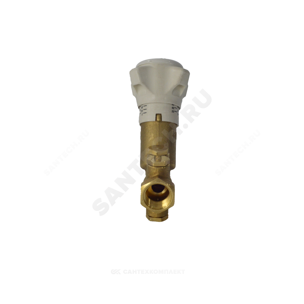 Клапан балансировочный ручной латунь R206B Ду 15 G1/2" A Ру25 ВР Kvs=2.7м3/ч без ниппелей Giacomini R206BY013