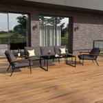 Лаунж зона Ideal Patio ФЕСТА антрацит с трехместным диваном