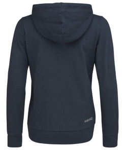 Женская теннисная толстовка Head Club Greta FZ — navy