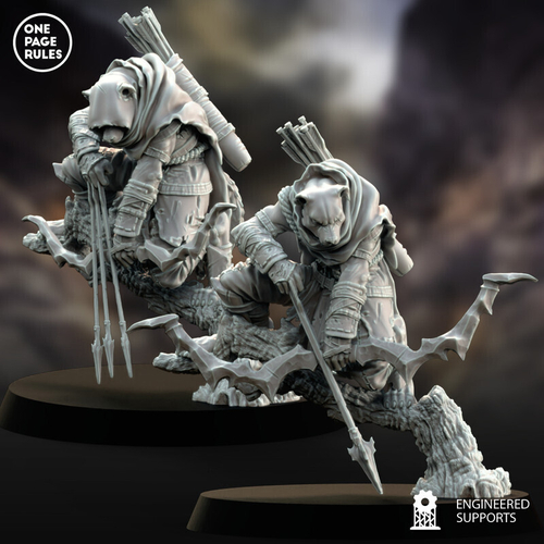 Grand Alliance Chaos Beasts of Chaos Tzaangor Skyfires Табакси Волки 1 шт. миниатюра для dnd, днд, pathfinder, фентези, Настольная игра, НРИ, Варгейм, РПГ