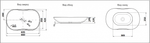 Умывальник CeramaLux D1334H466