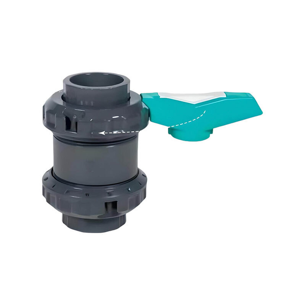 Кран шаровой 75мм Gemas HDPE-EPDM (131117L)