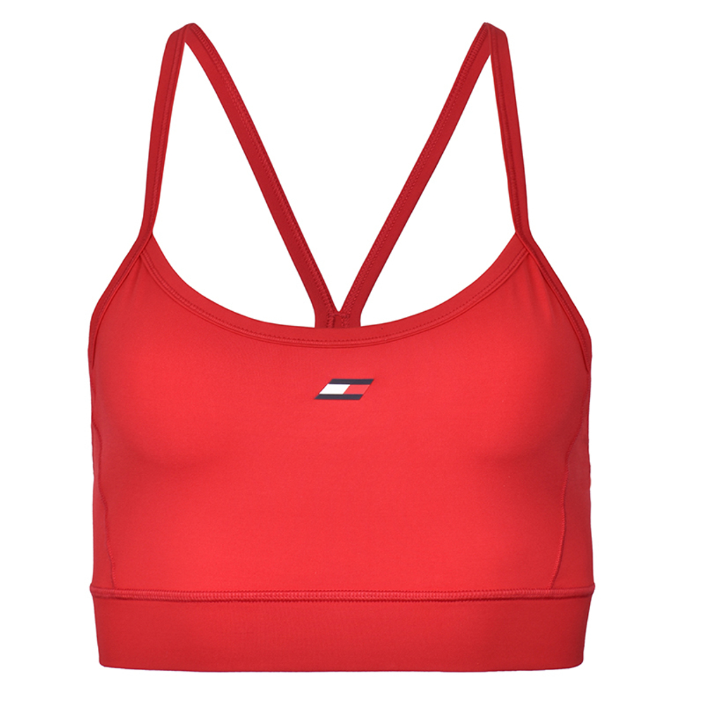 ТОП теннисный Tommy Hilfiger Essential Low Int Bra - красный