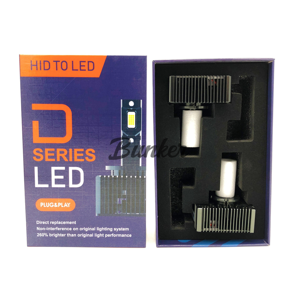 Светодиодные автомобильные LED лампы HID TO LED D5S 6000К 12V