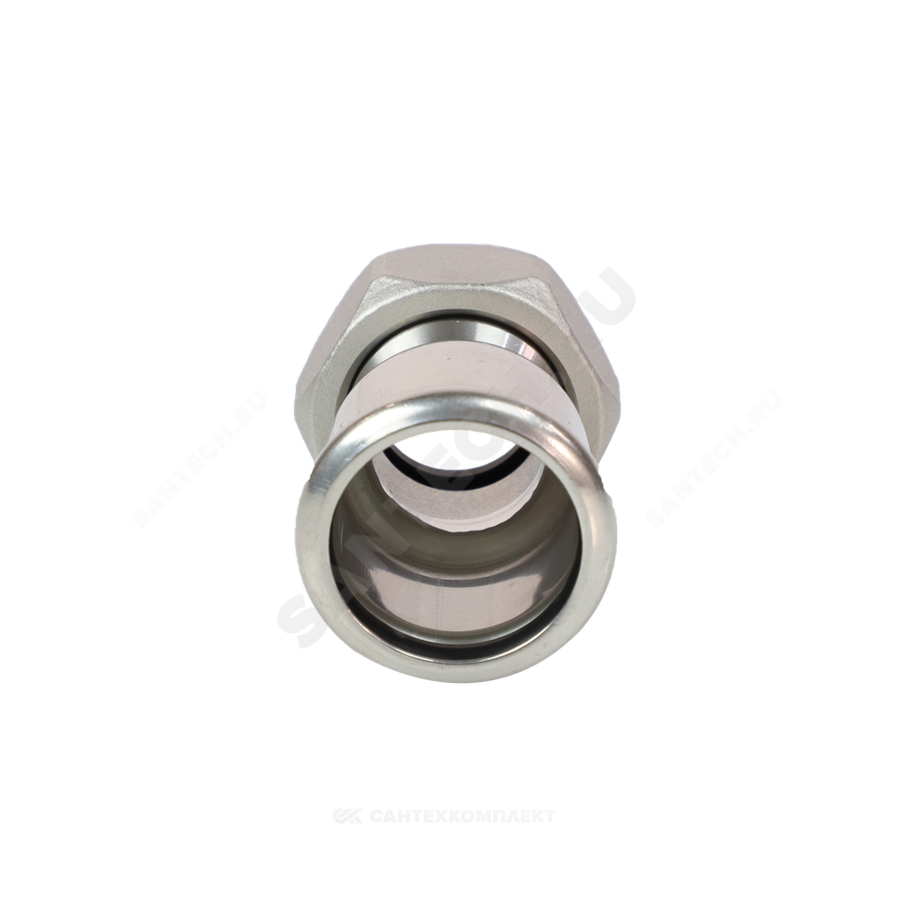 Муфта сталь нерж AISI 316L Дн 15х1/2" Ру16 пресс/нак/гайка Inoxpres RM 183015012
