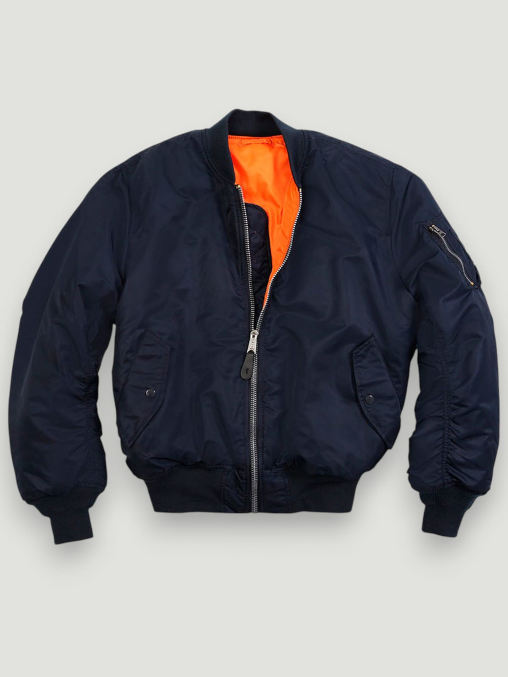 Куртка-бомбер Alpha Industries MA-1 Flight Jacket — темно-синяя