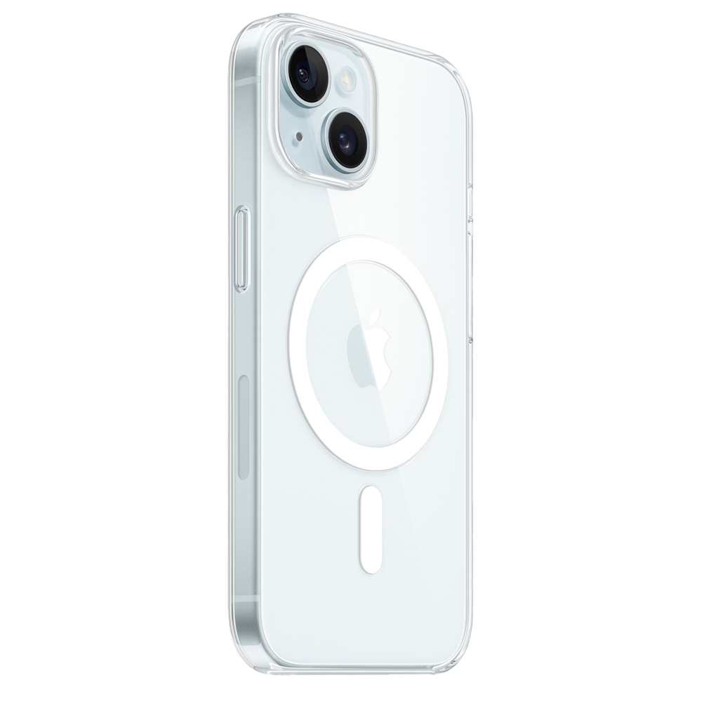 Прозрачный чехол с поддержкой MagSafe Apple Clear Case для iPhone 15 Plus