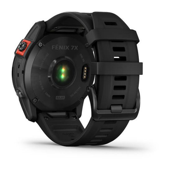 Умные часы Garmin Fenix 7X Solar Серый с черным ремешком 010-02541-01