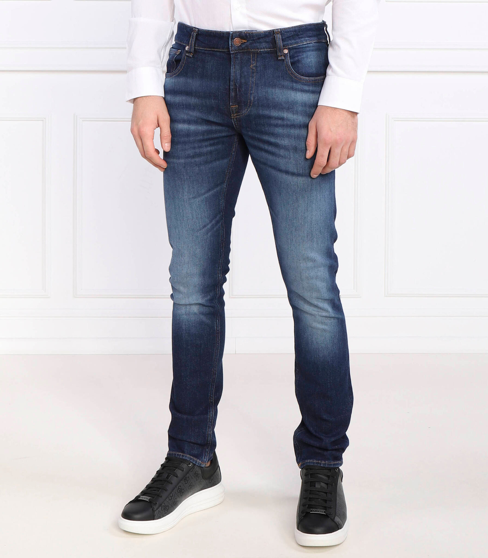 джинсы miami GUESS - темно-синий(M2YAN1 D4Q41)