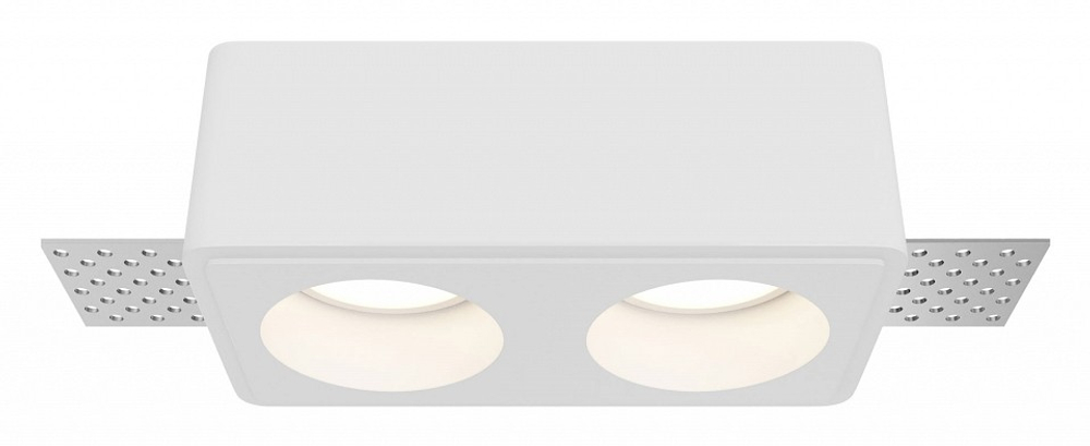 Встраиваемый светильник Maytoni Technical Gyps Modern DL123-GU10-02-W