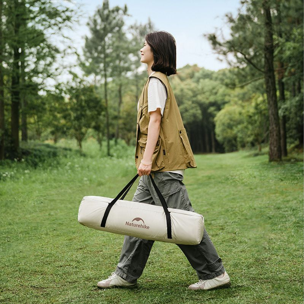 Палатка туристическая 3-местная c навесом Naturehike Ango Picnic Automatic Tent CNK2450WS021, бежевая, 6976507662536