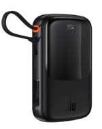 Powerbank Baseus Qpow Pro Digital Display 10000mAh 20W 1USB/1C/кабель Lightning (PPQD020001) черный