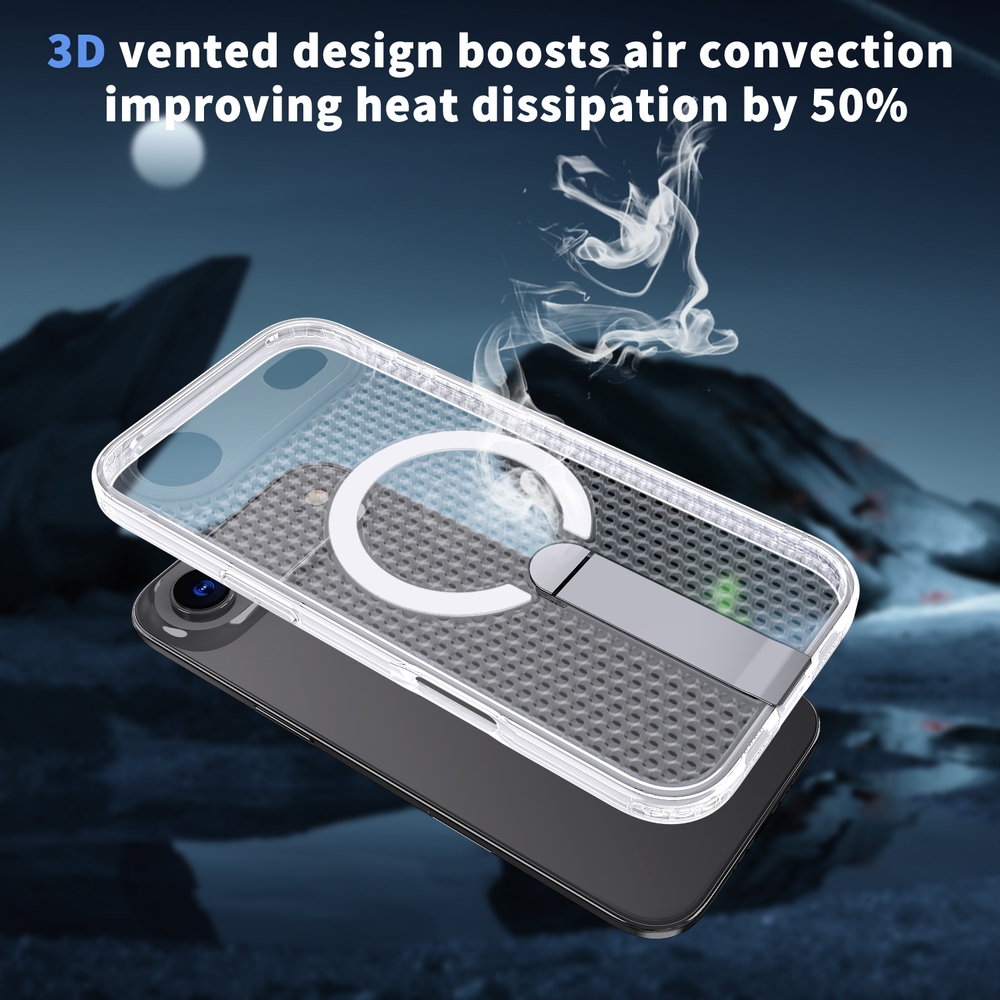 Прозрачный чехол Mesh Pro Magnetic Case для iPhone 17 Air