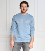 Худи beau cn fleece GUESS - голубой(M3RQ08 KBK32)