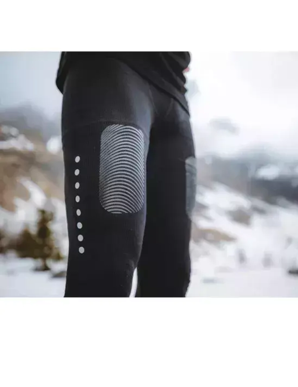 Тайтсы Winter Trail Under Control Черные