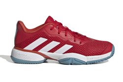детские Кроссовки теннисные Adidas Barricade - better scarlet/cloud white/preloved red