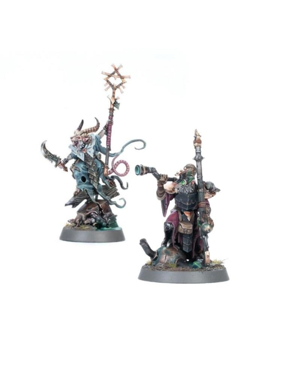 Grey Seer + Warlock Engineer.