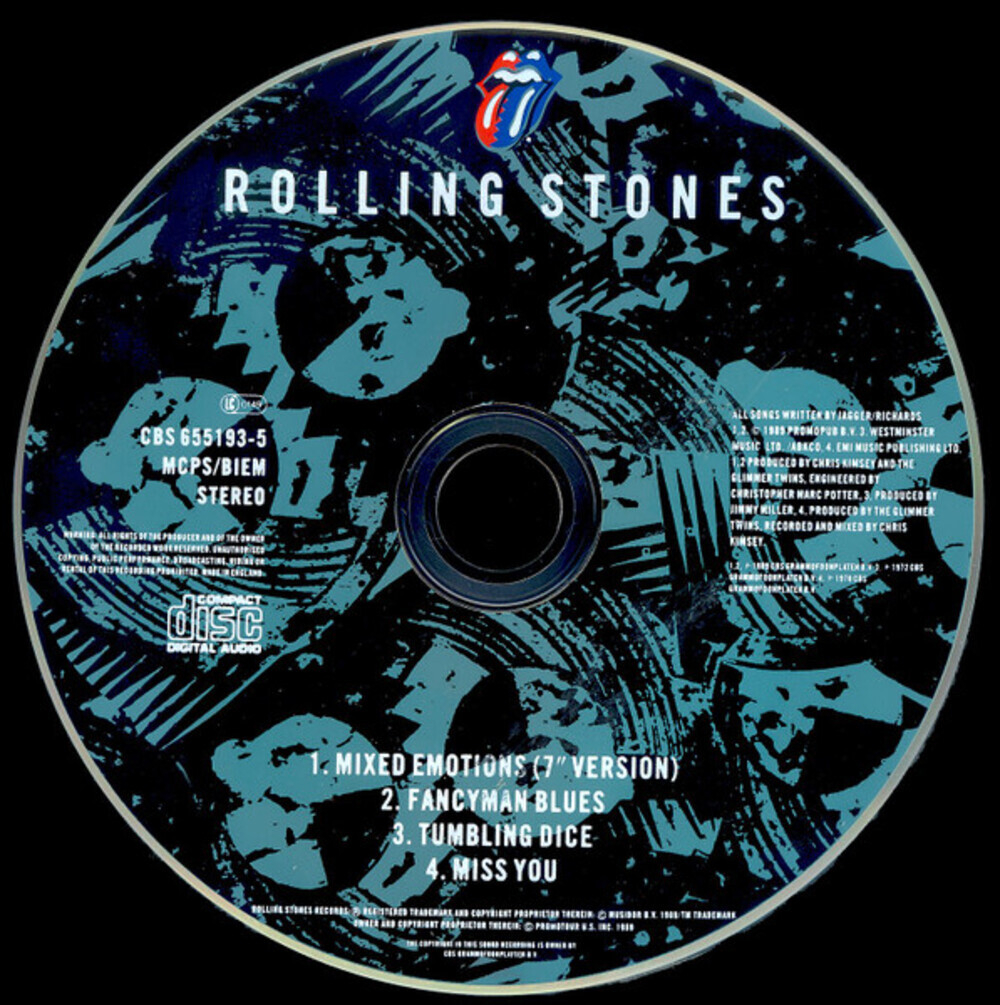 The Rolling Stones / Mixed Emotions (Limited Edition)(CD Single)