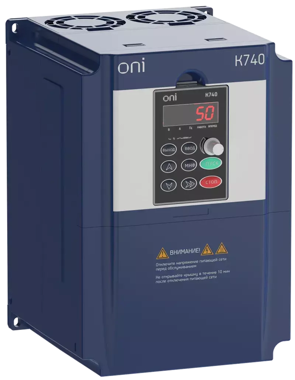 Частотный преобразователь ONI K740 380В 3Ф 18,5-22кВт 37-45А Profibus DP