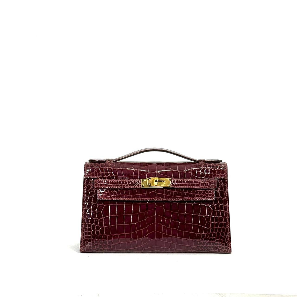 Сумка Hermes из кожи крокодила