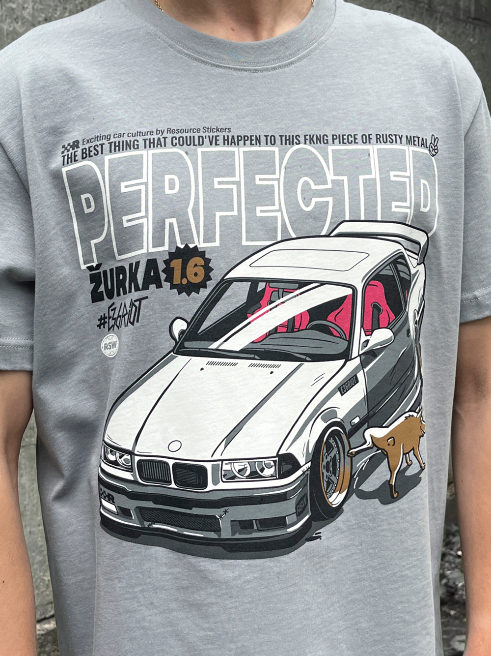 Футболка Zhurka BMW E36 perfected