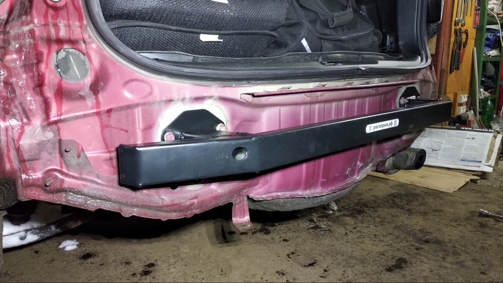 Усилитель задних лонжеронов (усилитель заднего бампера) Subaru Forester 4 (SJ) (ПОД ЗАКАЗ)