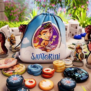 Набор жетонов Santorini Pantheon Edition Acrylic Tokens