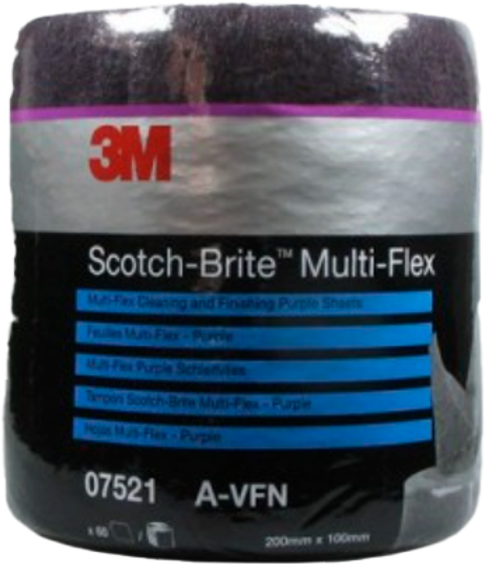 3M™ Scotch-Brite™ MX-SR 07522 Лист шлифовальный, A UFN, серый, 200 мм х 100 мм, 60шт./рул. 4рул./кор.