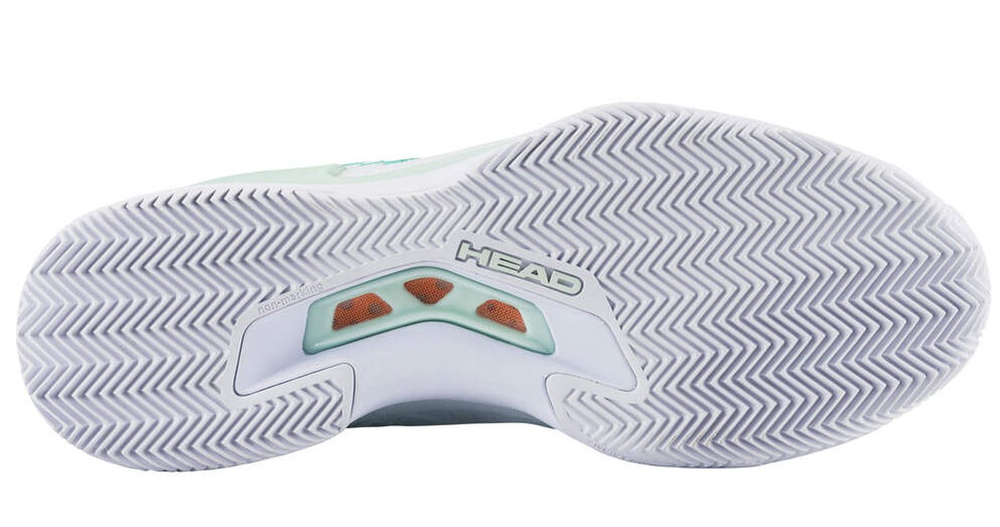 Женские теннисные кроссовки Head Sprint Pro 3.5 Clay — white/aqua