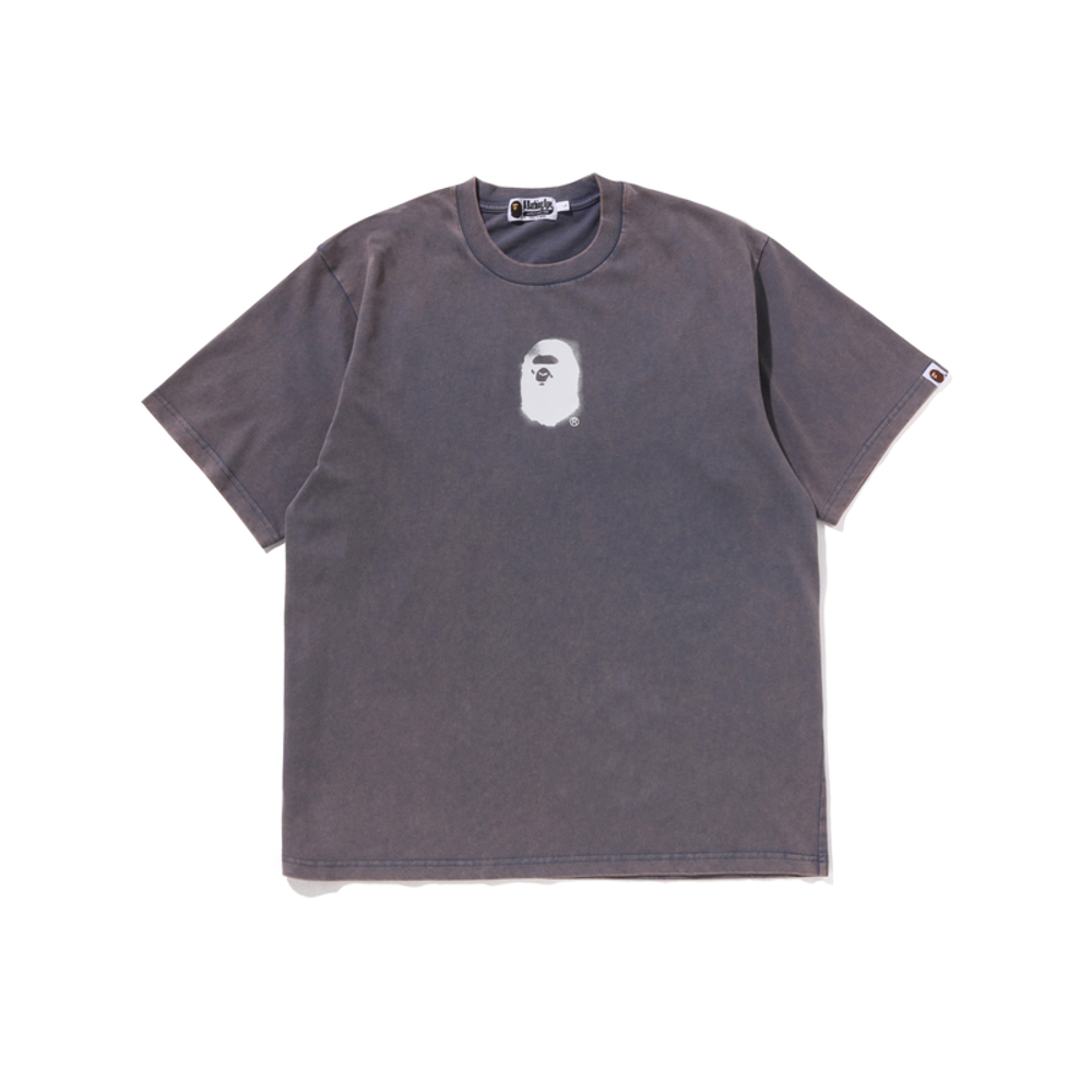 A Bathing Ape Bathing Ape Face Logo Graphic Футболка серый