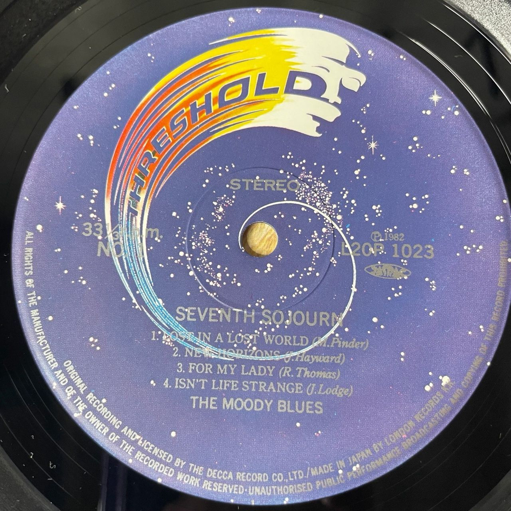 Винтажная виниловая пластинка LP The Moody Blues Seventh Sojourn (Japan 1982) (No Obi) New Horizons