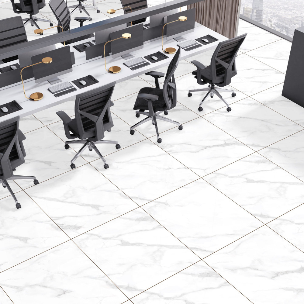 NT Ceramic Marmo Statuario Endless Mat 60x60