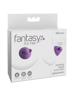 Vibrating Nipple Suck-Hers серии Fantasy For Her - Виброприсоски-стимуляторы на соски