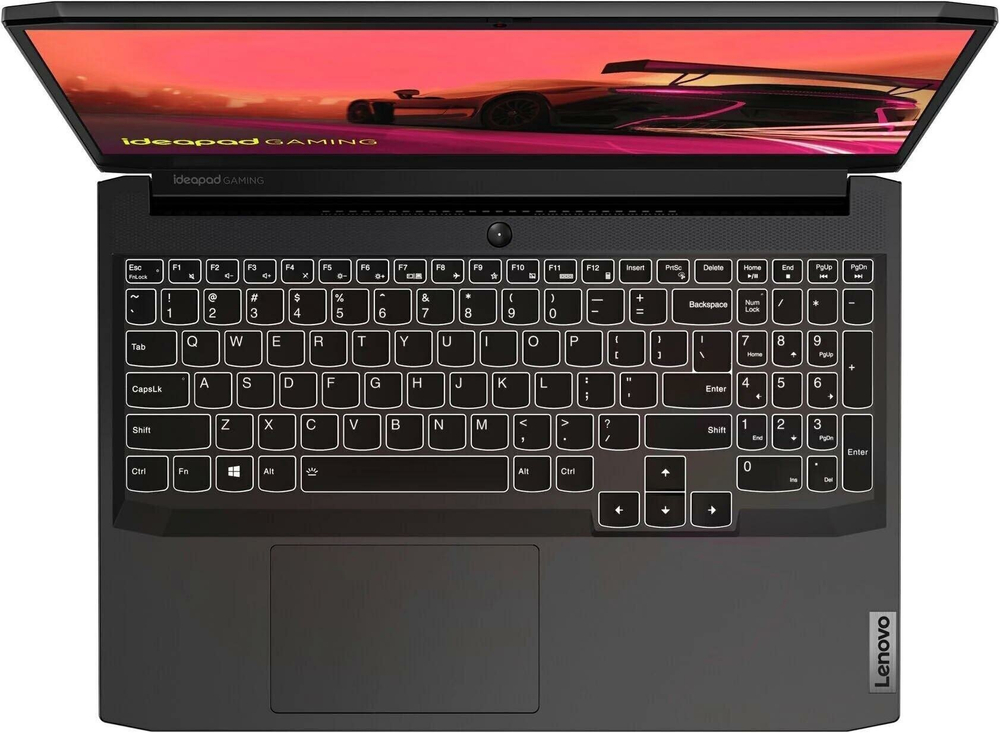 Ноутбук Lenovo ideapad Gaming 3-15ACH6. Производитель CPU: AMD, Линейка CPU: Ryzen 5, CPU: Ryzen 5 5600H, RAM: 8Gb, SSD: 512Gb, GPU: Nvidia RTX3060 6Gb, Диагональ: 15.6", Разрешение: 1920*1080, Тип экрана: IPS 120hz, OS: DOS, BackLight: RGB, Цвет: чёрный