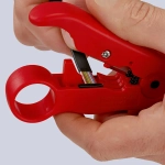 Инструмент для снятия изоляции с коаксиальных кабелей 125 мм Knipex 16 60 06 SB