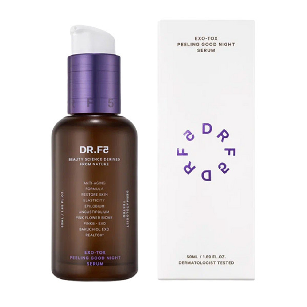 DR.F5 Сыворотка ночная антивозрастная с бакучиолом - EXO-TOX peeling good night serum, 50мл, шт
