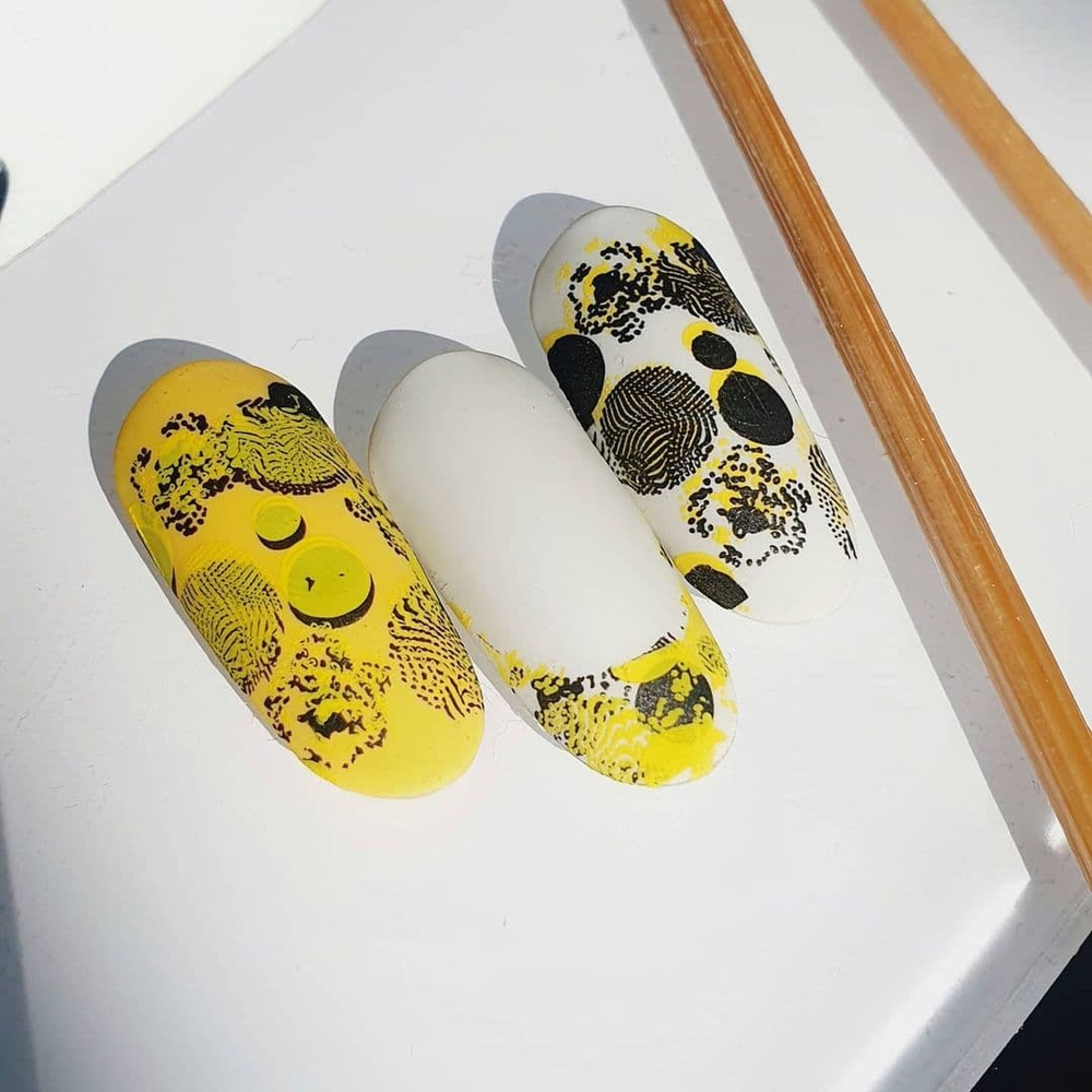 Swanky Stamping Лак для стемпинга S06 желтый, 6м