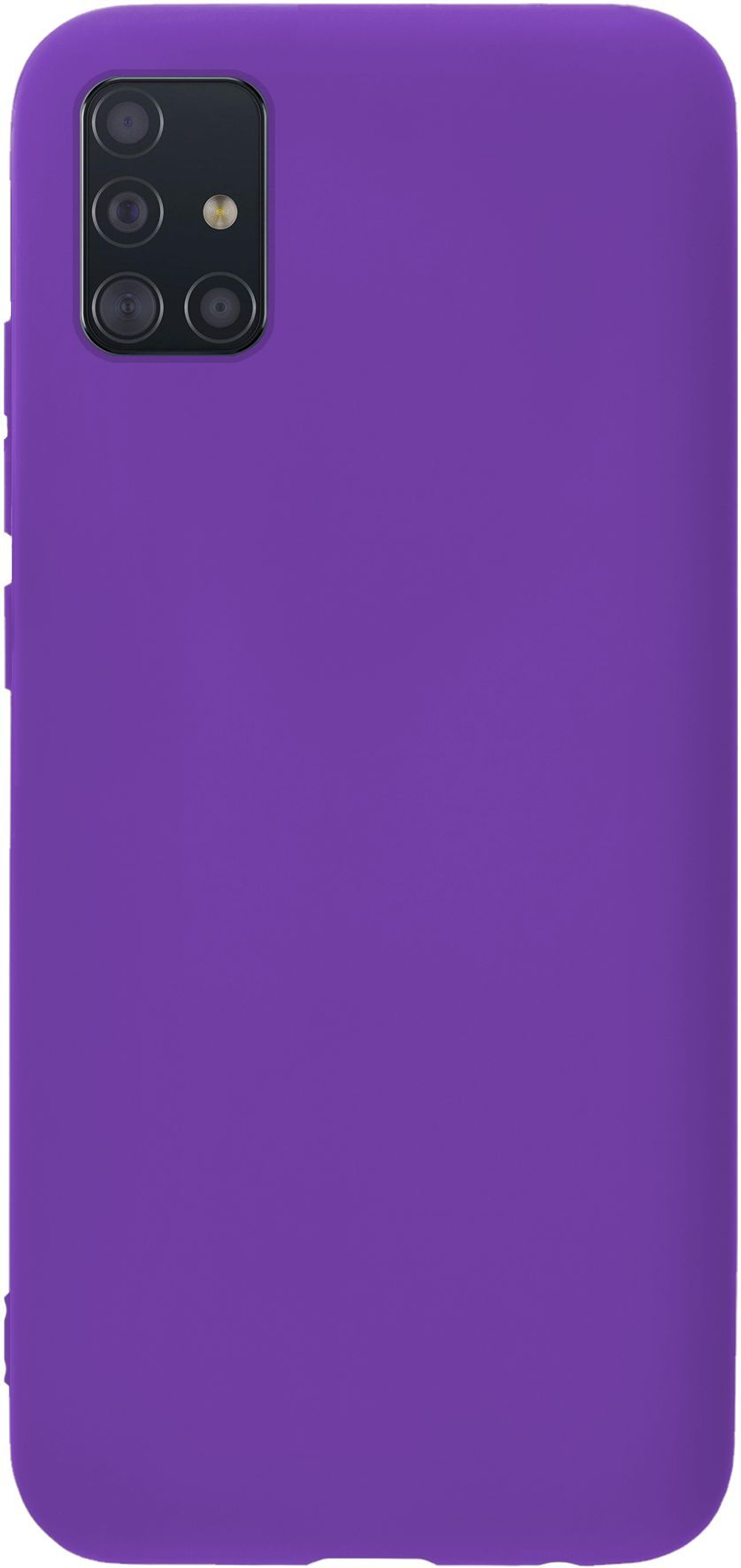 Мягкий Soft Touch чехол из силикона для SAMSUNG GALAXY A51 с бархатной подкладкой