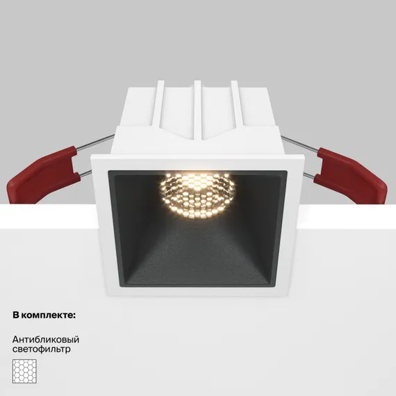 Точечный светильник Alfa LED DL043-01-10W3K-SQ-WB Maytoni
