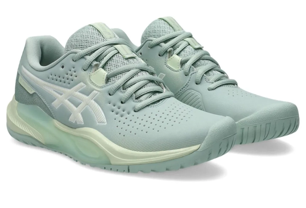 Женские теннисные кроссовки Asics Gel-Challenger 15 - lichen rock/whisper green