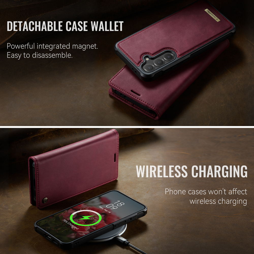 Чехол-кошелек CaseMe 2 in 1 MagSafe Samsung Galaxy S25+