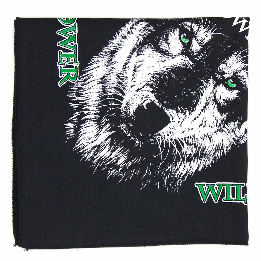 Бандана Волк Wild Power зеленые глаза (206)