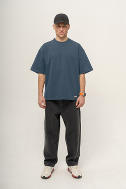 Футболка KUL'TURA OverSize "Basic" Синий