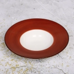 Тарелка керамическая «Corsica orange» 24*6см, для пасты