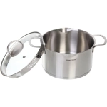 Кастрюля из нержавеющей стали STELLA 4,7л, индукция, DH11-22
