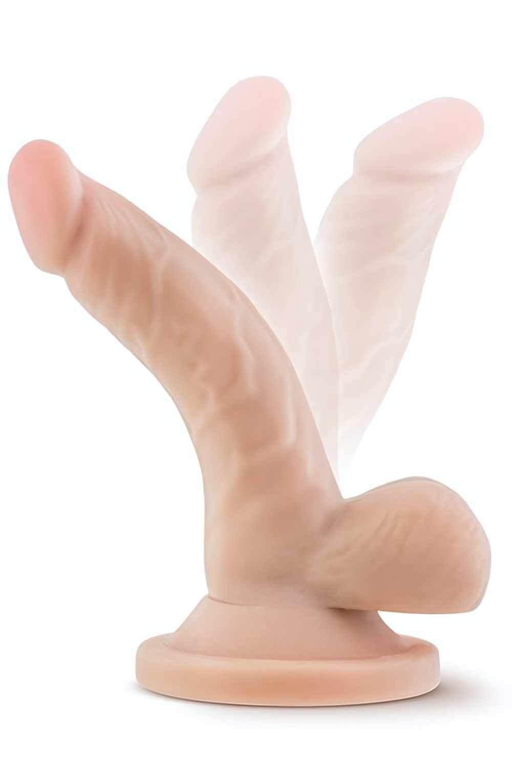 Телесный анальный фаллоимитатор 4 Inch Mini Cock - 12 см. (Цвет: телесный)
